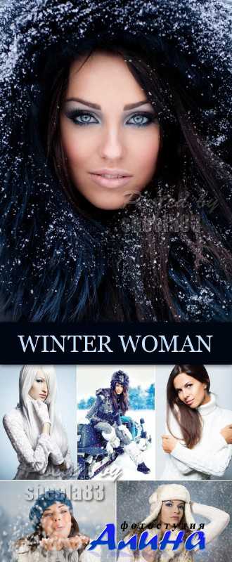 Фотошоп / Фотосток Stock Photo - Winter Woman Stock Photo - Winter Woman