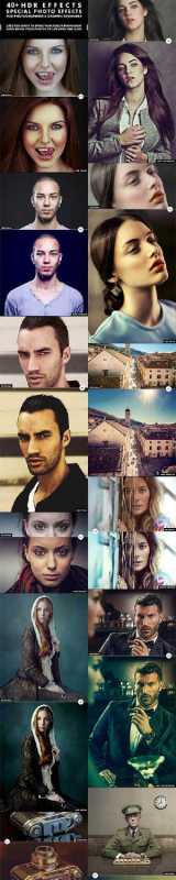 40 HDR Effects - Photoshop Actions