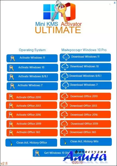 mini-KMS Activator v1.1 Office 2010 VL