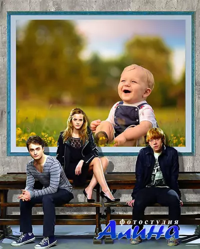 Фоторамка для фотомонтажа - Гарри Поттер